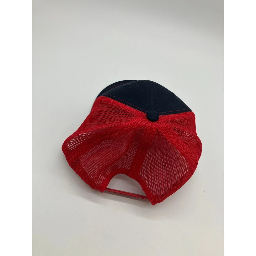 Richardson 112 Trucker Hat Lamons Navy Blue Red Mesh Snapback Baseball Cap NEW